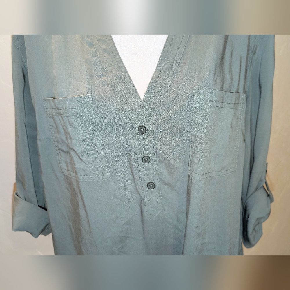 Torrid Harper Half Button-Down Tunic - image 2